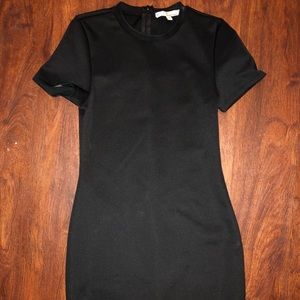 Black Short Sleeve Dress